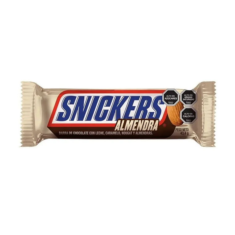 DISPLAY 24 UNIDADES DE SNICKERS ALMENDRA (43,4 G) - VENCIMIENTO 09/08/2026 2