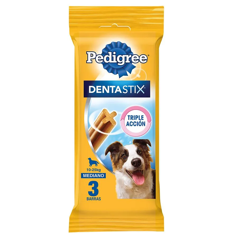 CAJA 18 BOLSAS DE 3 STICKS PEDIGREE DENTASTIX RAZAS MEDIANAS (77 G) - VENCIMIENTO 25/07/2026 1