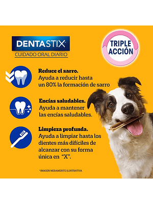 CAJA 18 BOLSAS DE 3 STICKS PEDIGREE DENTASTIX RAZAS MEDIANAS (77 G) - VENCIMIENTO 25/07/2026