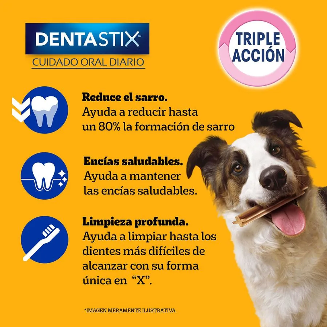 CAJA 18 BOLSAS DE 3 STICKS PEDIGREE DENTASTIX RAZAS MEDIANAS (77 G) - VENCIMIENTO 25/07/2026 2