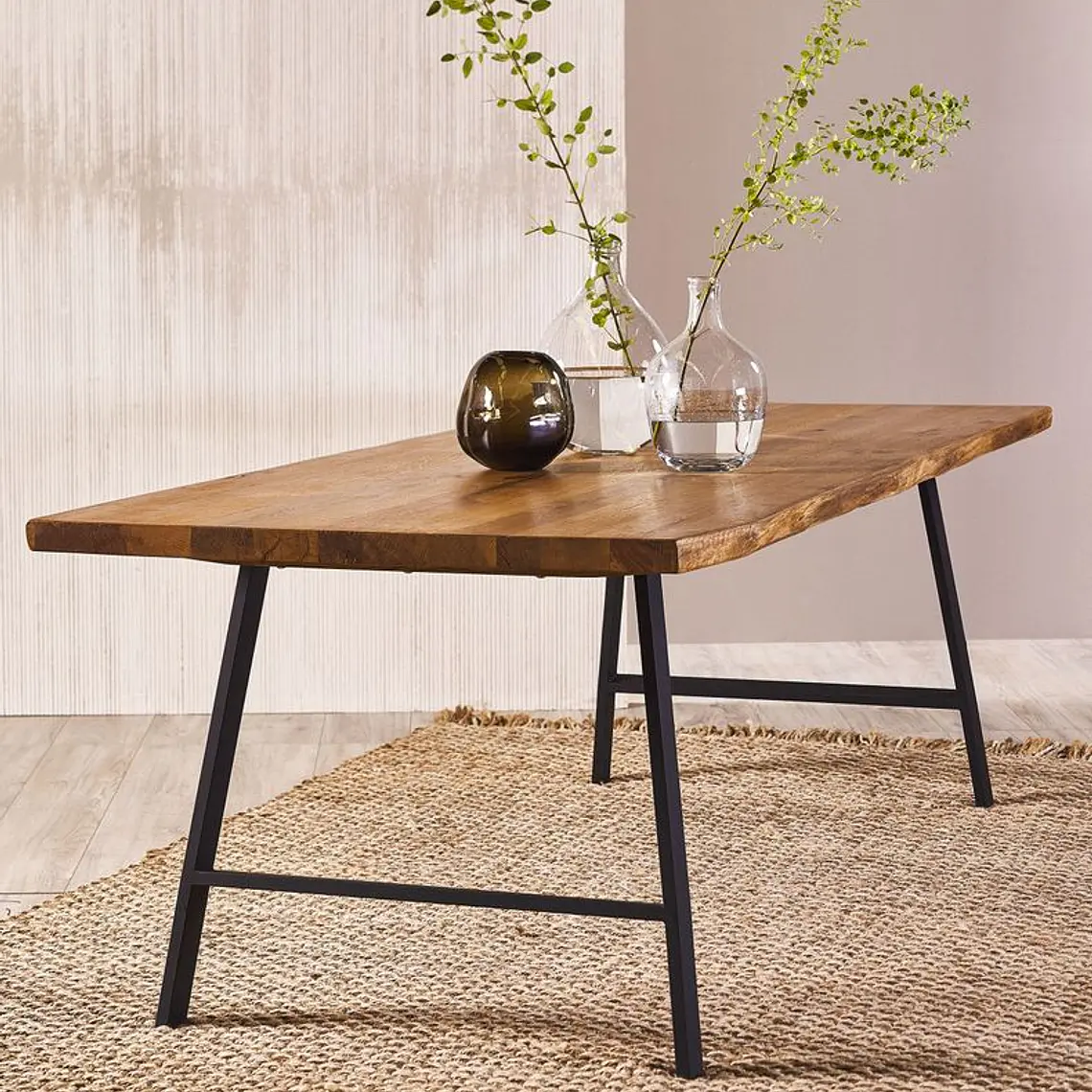 MESA COMEDOR REFLEX 240 CM / ESQUINA CON GOLPE LEVE  - EMBALAJE DAÑADO 1