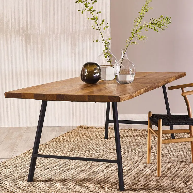 MESA COMEDOR REFLEX 240 CM / ESQUINA CON GOLPE LEVE  - EMBALAJE DAÑADO 2