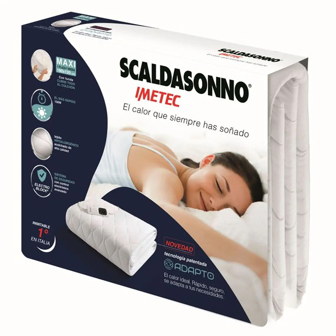 CALIENTACAMAS 1.5 PLAZAS ADAPTO MAXI / SUCIO LEVE - EMBALAJE DAÑADO 3