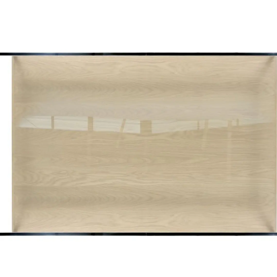 MESA DE CENTRO SAINT LUKE 100X150 CM CAFÉ CLARO PIEZA METALLICA / CON RAYA LEVE  - EMBALAJE DAÑADO 5