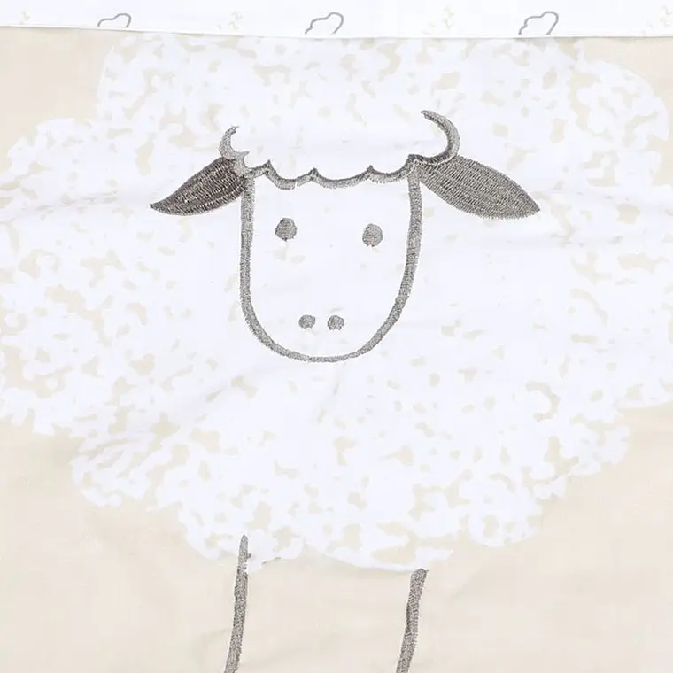 SET CUNA PLAYARD OVEJAS TELA / CON SUCIEDAD MINIMA - EMBALAJE DAÑADO 6