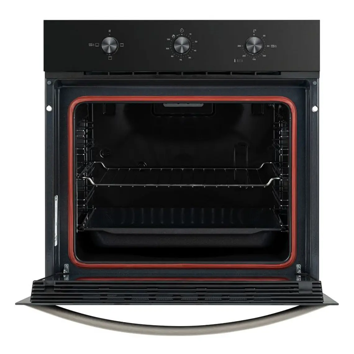 KIT EMPOTRABLE HORNO ELÉCTRICO HBB5360FBK NEGRO + ENCIMERA A GAS GBC64003KBB + CAMPANA TL6310 NEGRO / EMBALAJE DAÑADO 3