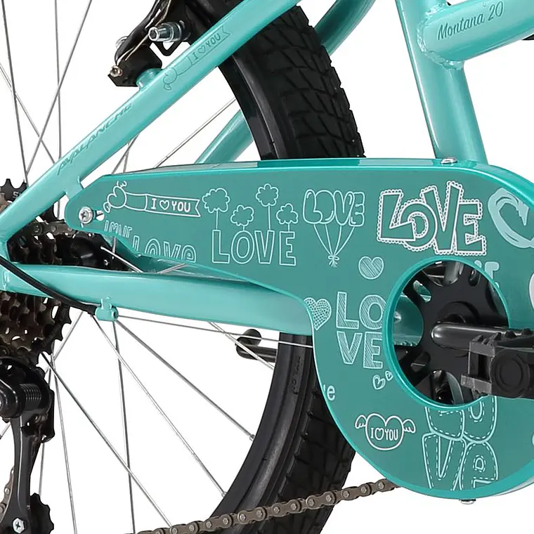 BICICLETA INFANTIL MONTANA ARO 20' NIÑA / ABOLLADURA CANASTO 5