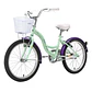 BICICLETA INFANTIL PRINCESS ARO 20' VERDE NIÑA / ABOLLADURA CANASTO - Miniatura 2