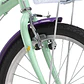 BICICLETA INFANTIL PRINCESS ARO 20' VERDE NIÑA / ABOLLADURA CANASTO - Miniatura 4