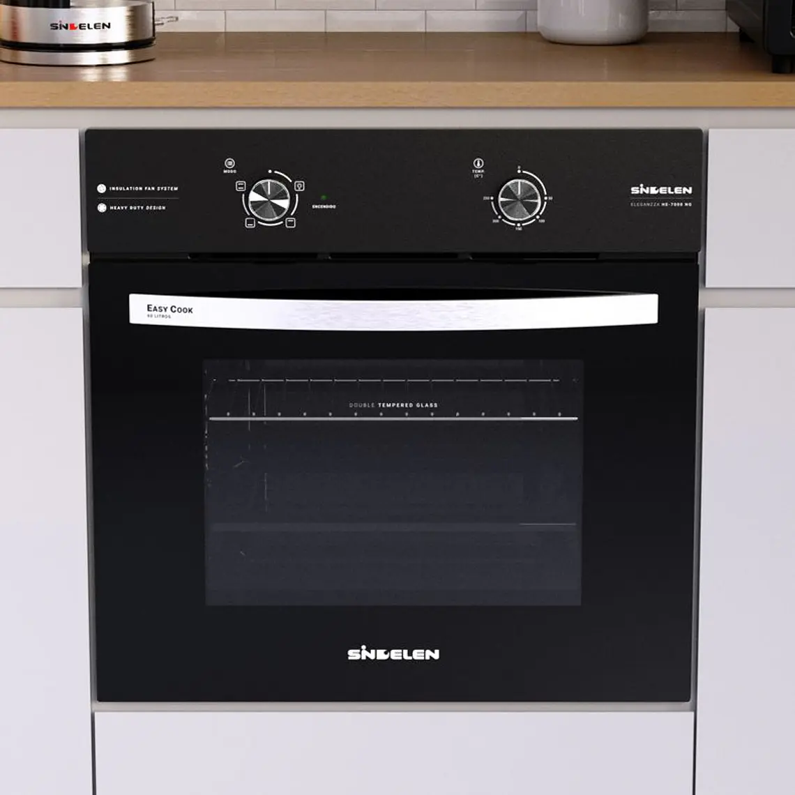 HORNO EMPOTRABLE 59 LITROS HE-7000NG / EMBALAJE DAÑADO 4