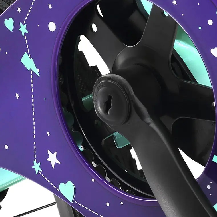 BICICLETA INFANTIL LUNA ARO 20'' NIÑA VERDE / ABOLLADURA CANASTO 3