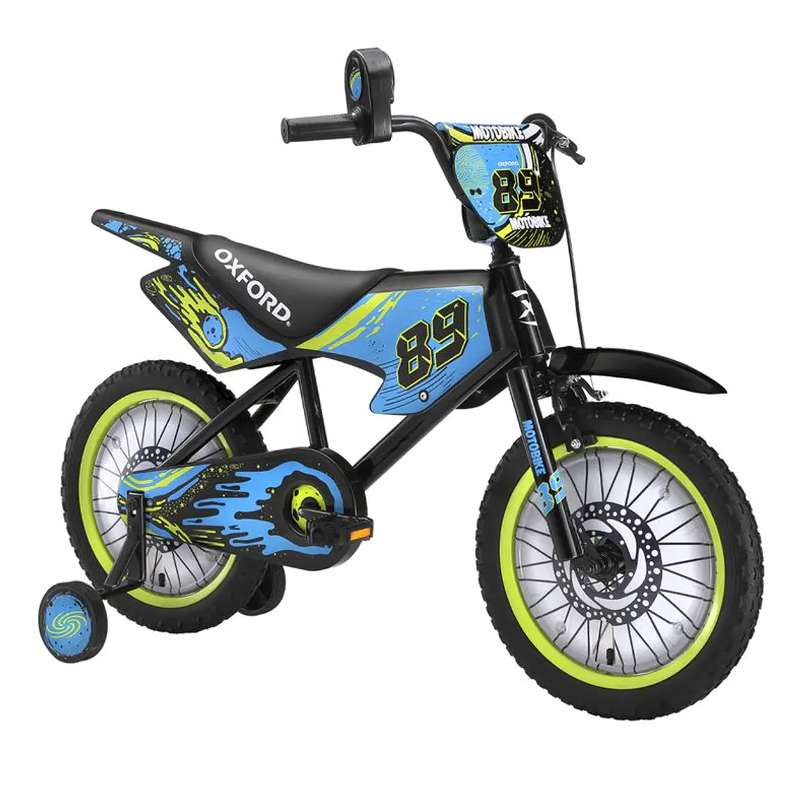 BICICLETA INFANTIL MOTO BIKE ARO 16'' UNISEX / DETALLES MÍNIMOS EN EL METAL 2