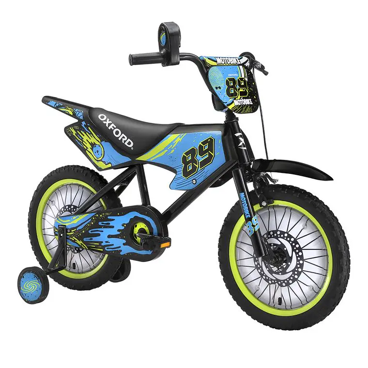 BICICLETA INFANTIL MOTO BIKE ARO 16'' UNISEX / DETALLES MÍNIMOS EN EL METAL 2