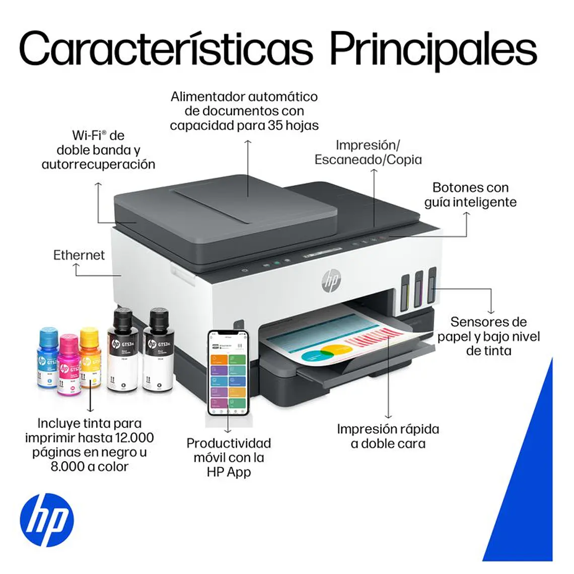 MULTIFUNCIONAL SMART TANK 750 WI-FI ADF DUPLEX AUTOMÁTICO / EMBALAJE DAÑADO 12