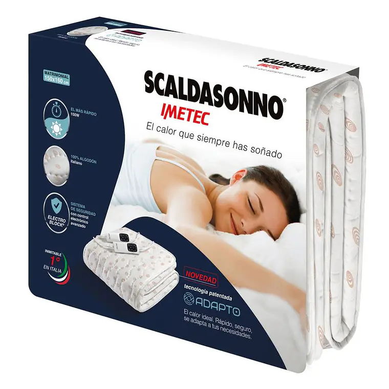 CALIENTACAMA 2 PLAZAS ADAPTO COTTON / SUCIO LEVE - EMBALAJE DAÑADO 4