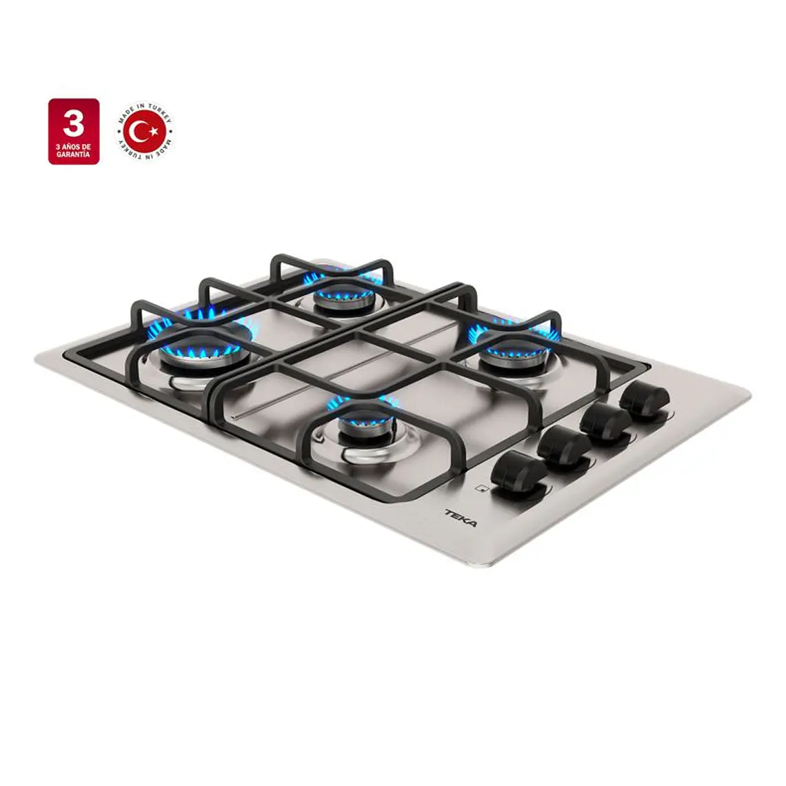 KIT EMPOTRABLE HORNO ELÉCTRICO HS445 + ENCIMERA GAS HLX540 BUT + CAMPANA CX 62120 INOX / EMBALAJE DAÑADO 3