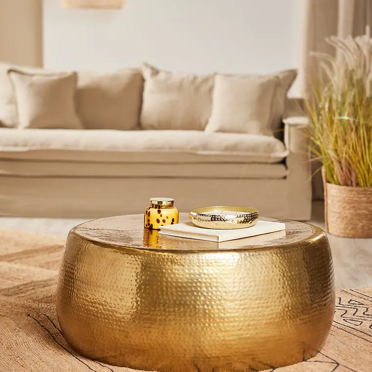 MESA DE CENTRO MARTILLADA / EMBALAJE DAÑADO 1