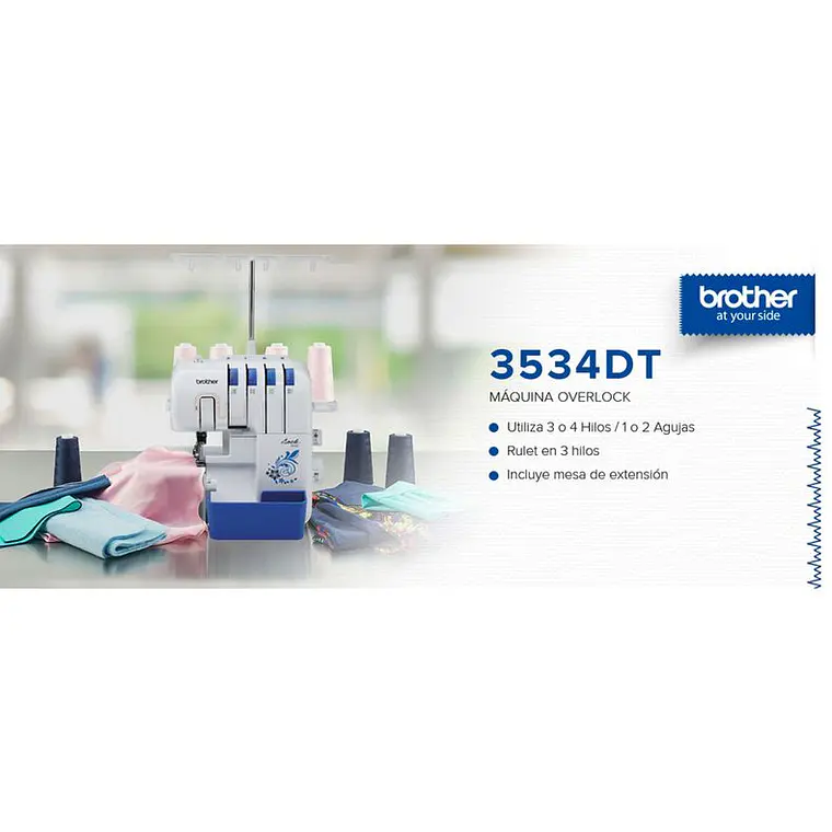 MÁQUINA OVERLOCK 3534D / EMBALAJE DAÑADO 11