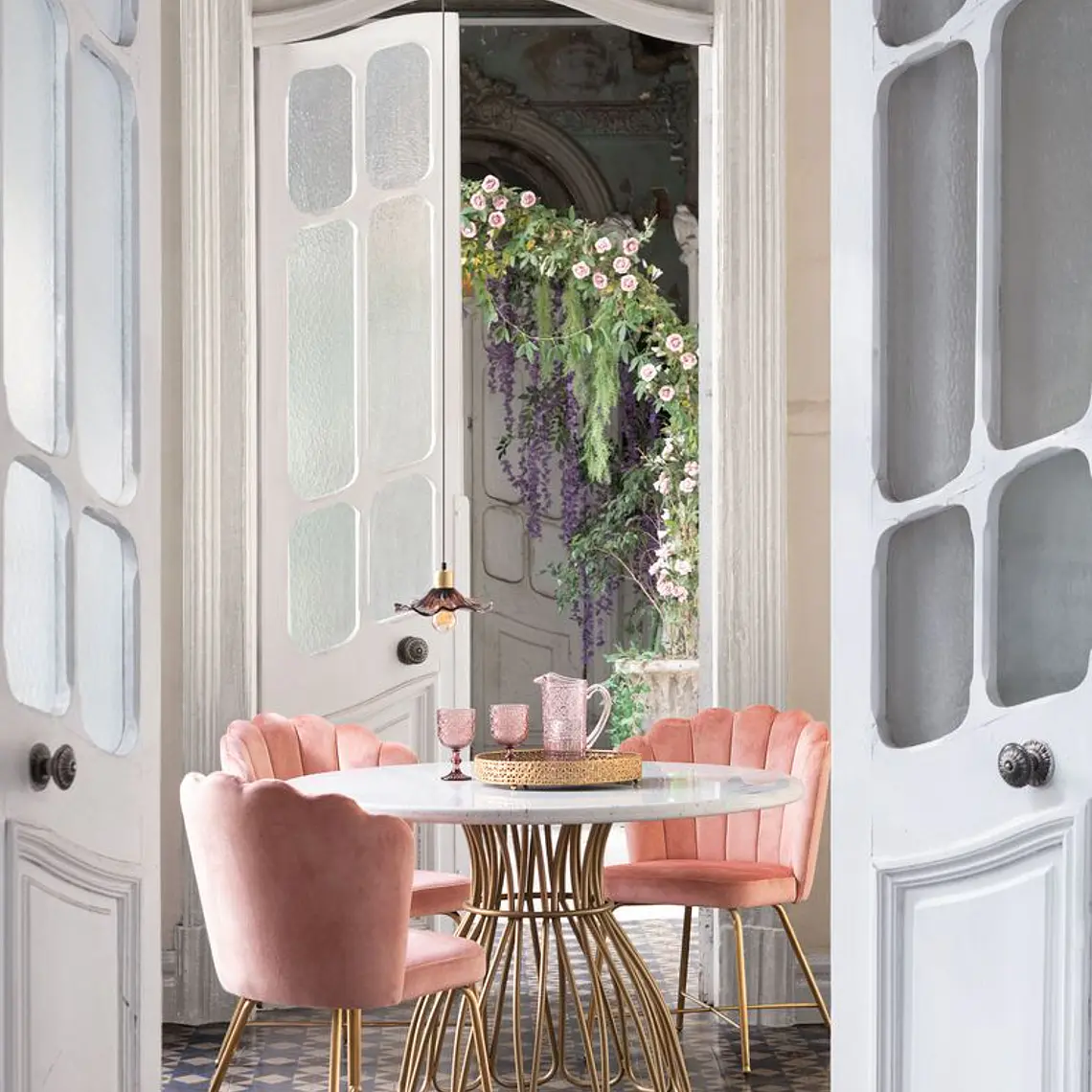 SILLA COMEDOR MERMAID / TAPIZ SUCIO - SIN EMBALAJE 9