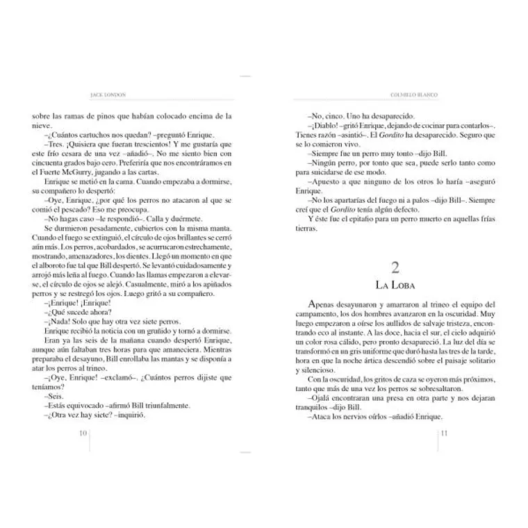 COLMILLO BLANCO / LONDON, JACK 2