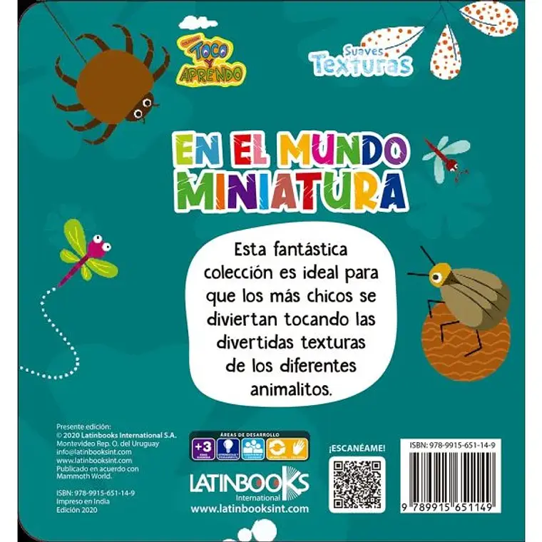 TOCO Y APRENDO SUAVES TEXTURAS -EN EL MUNDO MINIATURA / EQUIPO EDITORIAL MAMMOTH 2
