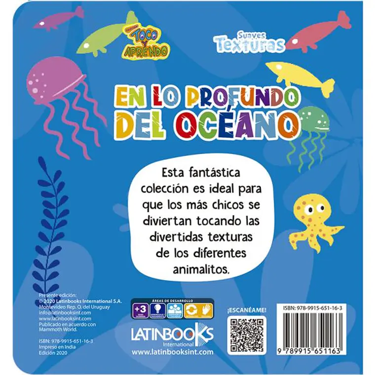 TOCO Y APRENDO SUAVES TEXTURAS -EN LO PROFUNDO DEL OCÉANO / EQUIPO EDITORIAL MAMMOTH 2