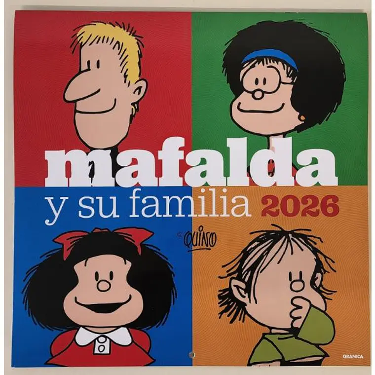 MAFALDA 2026, CALENDARIO DE PARED AMIGOS / QUINO 1