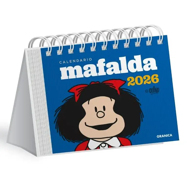 MAFALDA 2026 CALENDARIO CAJA DE ESCRITORIO - AZUL / QUINO 1