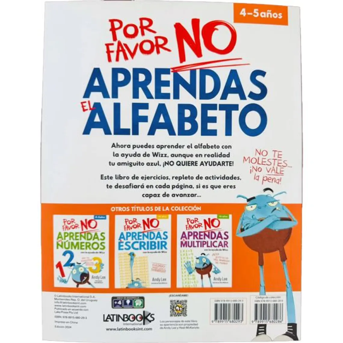 POR FAVOR NO APRENDAS - EL ALFABETO / LEE, ANDY 2