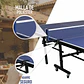 MESA DE PING PONG 2 POSICIONES AZUL / RAYADO LEVE - SUCIO FACIL DE QUITAR - EMBALAJE DANADO - Miniatura 5