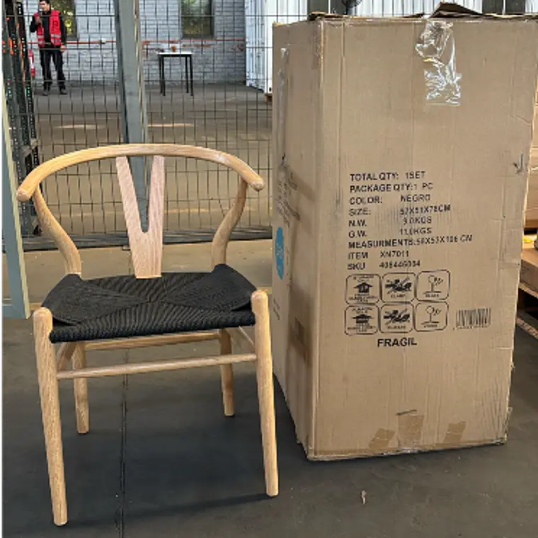 PAR DE SILLAS DE COMEDOR DOMS / EMBALAJE DAÑADO 7