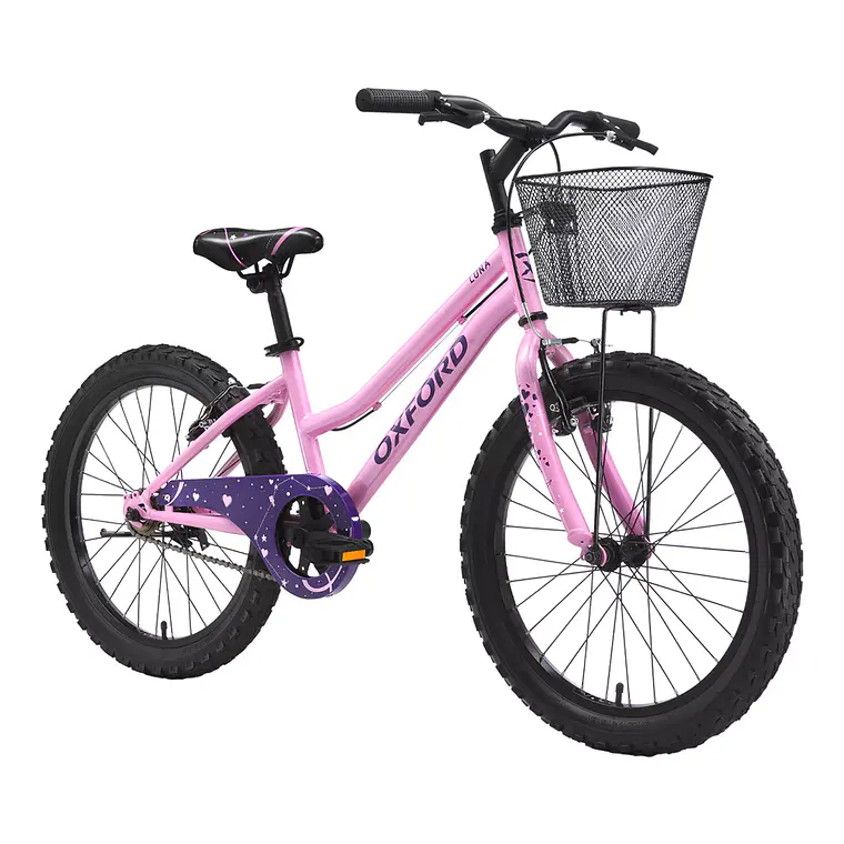 BICICLETA INFANTIL LUNA ARO 20'' NIÑA ROSADA / ABOLLADURA CANASTO 2