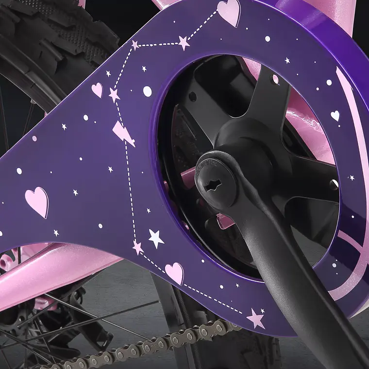 BICICLETA INFANTIL LUNA ARO 20'' NIÑA ROSADA / ABOLLADURA CANASTO 4