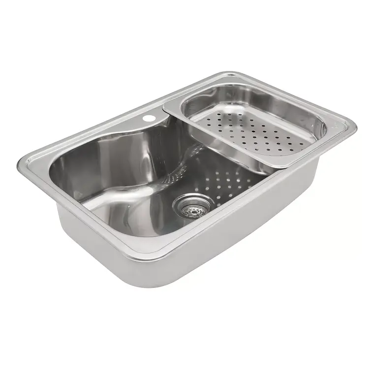 LAVAPLATOS EMPOTRADO INOX BAHÍA IC CON CANASTILLO / EMBALAJE DAÑADO 3