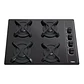 COCINA A GAS CRISTAL 4 QUEMADORES GBC 64003 KBB NEGRO / EMBALAJE DAÑADO - Miniatura 4