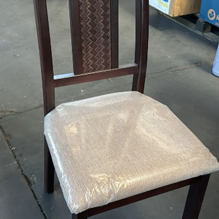 PAR SILLA NEW MALAGA CHOCOLATE / PIQUETE EN LA PARTE INFERIOR DE LA SILLA - EMBALAJE DAÑADO 8