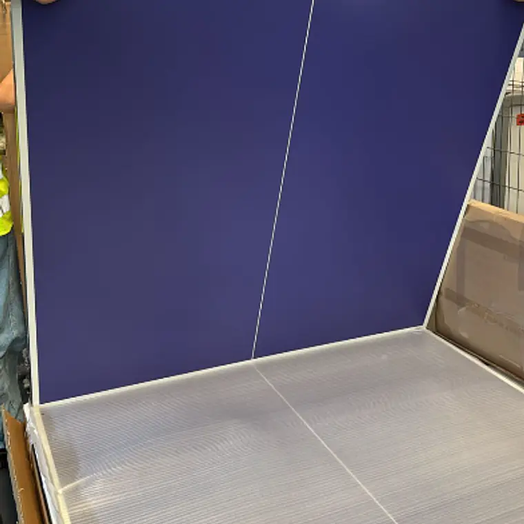 MESA DE PING PONG 2 POSICIONES AZUL / RAYADO LEVE - SUCIO FACIL DE QUITAR - EMBALAJE DANADO 8