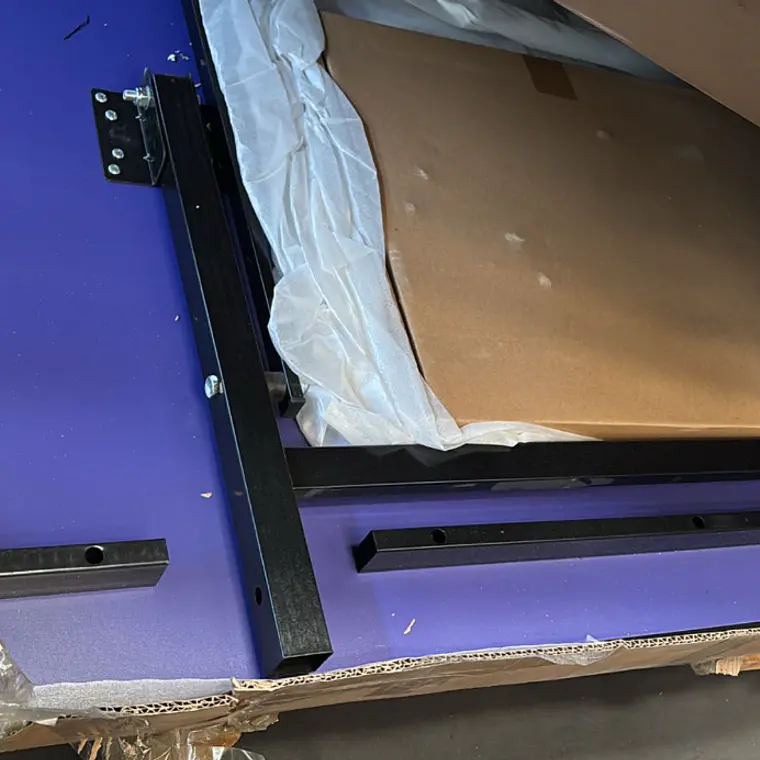 MESA DE PING PONG 2 POSICIONES AZUL / RAYADO LEVE - SUCIO FACIL DE QUITAR - EMBALAJE DANADO 11