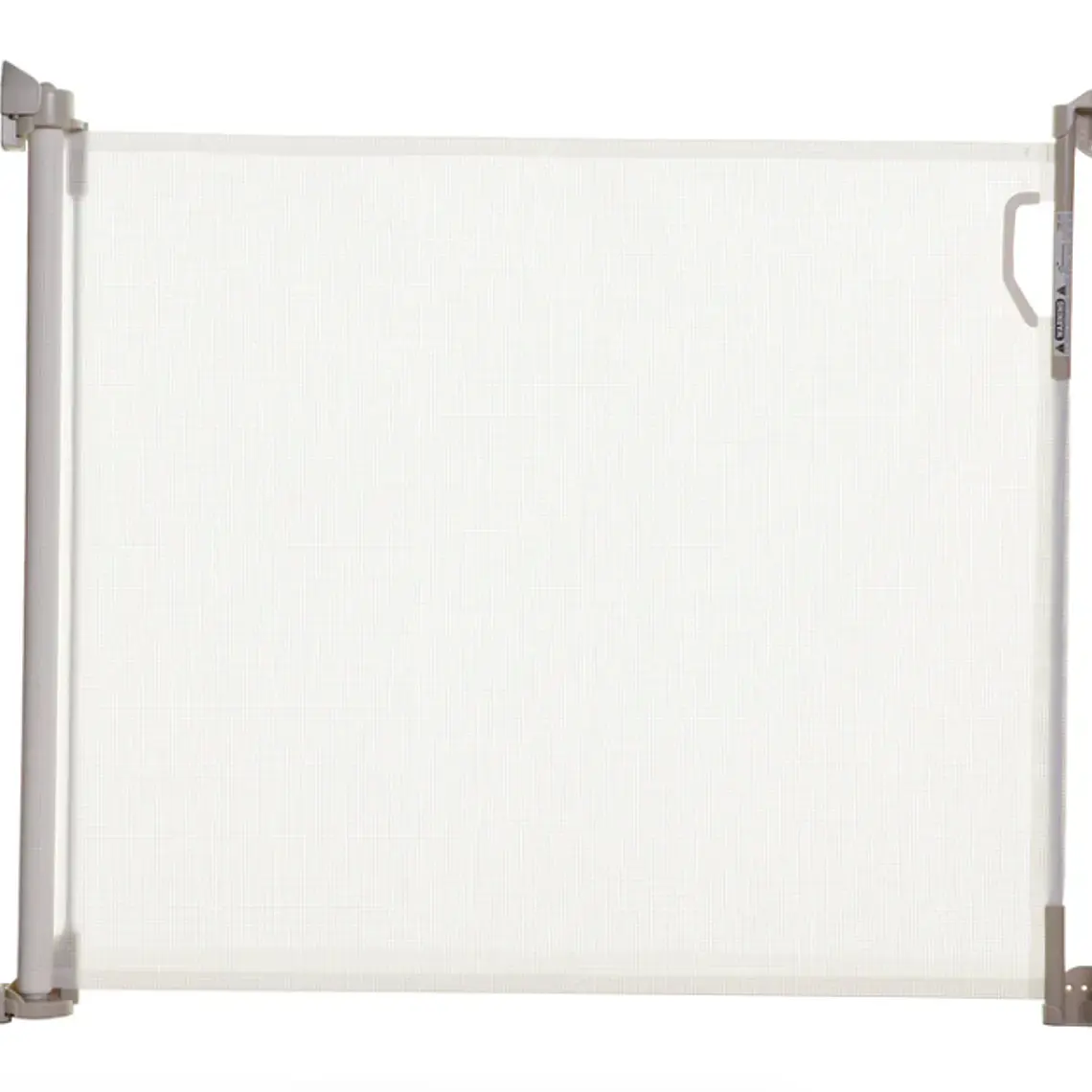 PUERTA DE SEGURIDAD RETRÁCTIL BLANCA  2