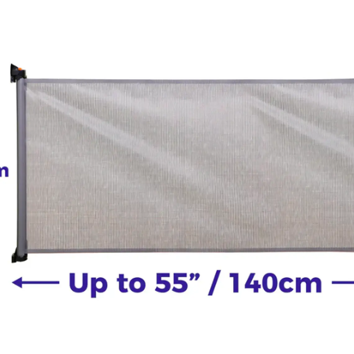 PUERTA DE SEGURIDAD RETRÁCTIL GRIS 4