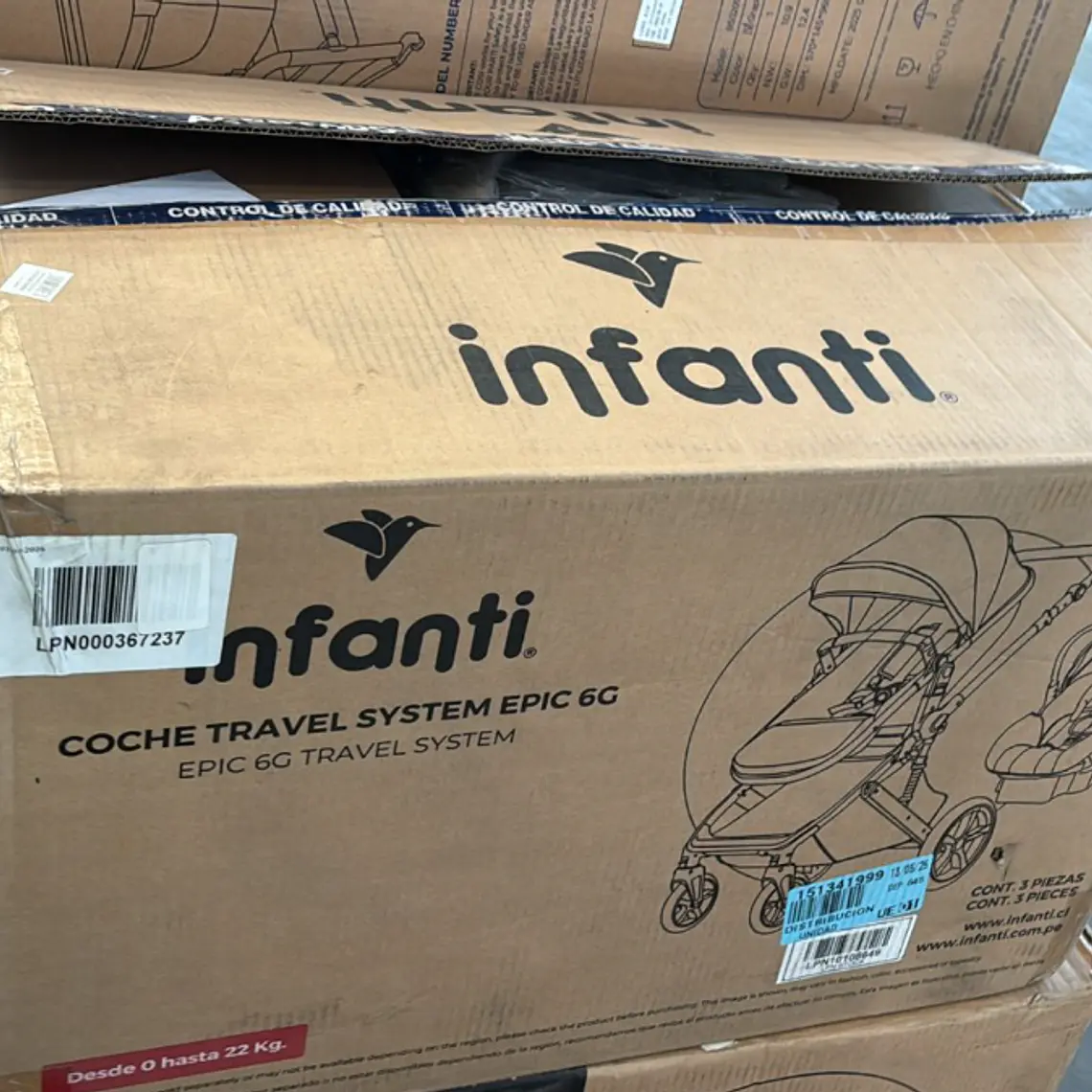 COCHE TRAVEL SYSTEM EPIC 6G / EMBALAJE DAÑADO 7