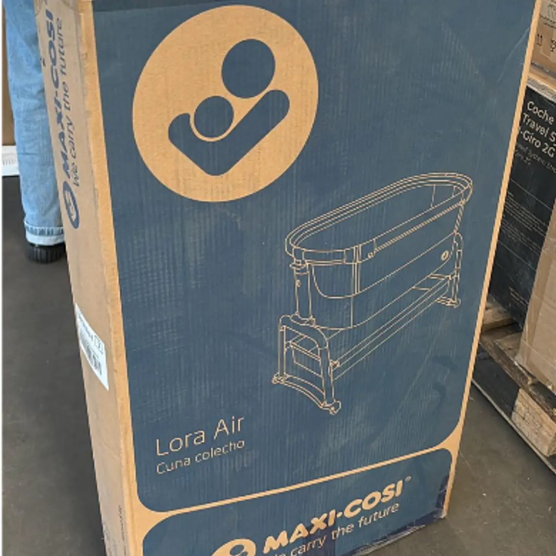 CUNA COLECHO LORA AIR BEYOND GRAPHITE / EMBALAJE DAÑADO 8