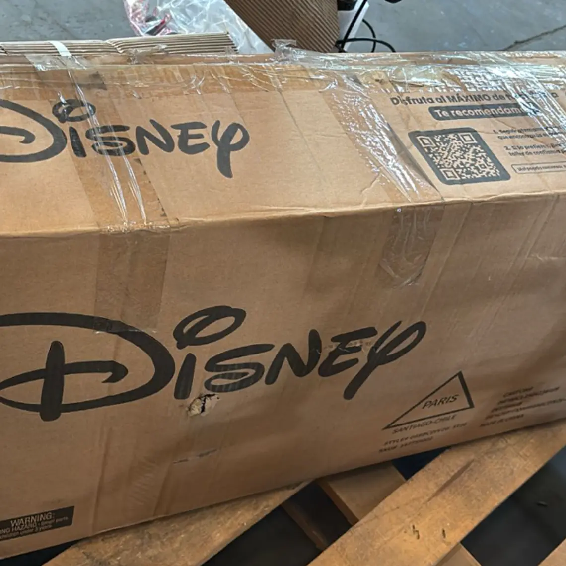 BICICLETA INFANTIL STITCH ARO 16' / DETALLES MÍNIMOS EN EL MARCO  - EMBALAJE DAÑADO 4