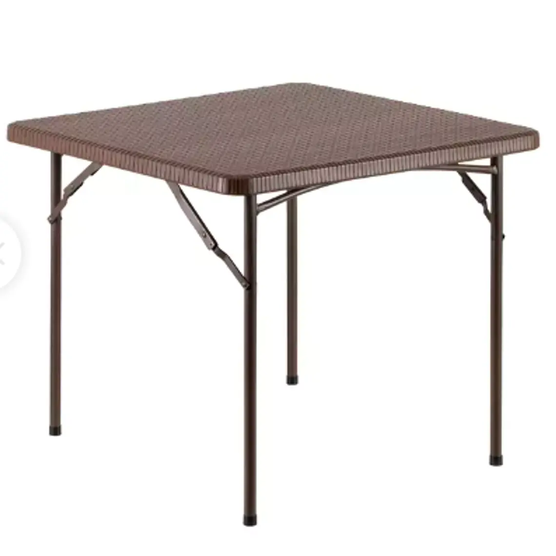 MESA PLEGABLE CUADRADA 86x86x74 CM / RAYONES LEVES  - EMBALAJE DAÑADO 1