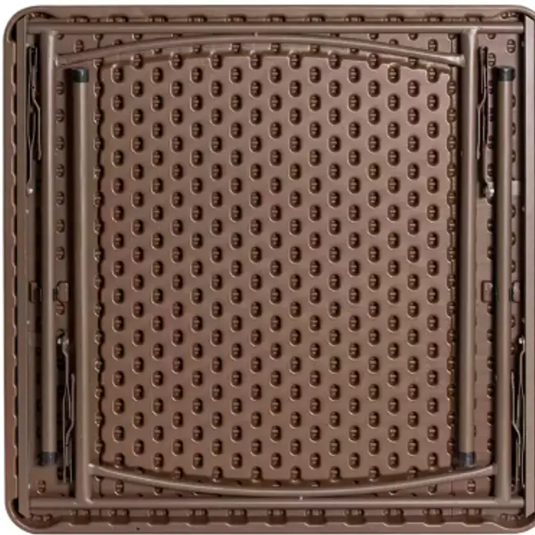 MESA PLEGABLE CUADRADA 86x86x74 CM / RAYONES LEVES  - EMBALAJE DAÑADO 3