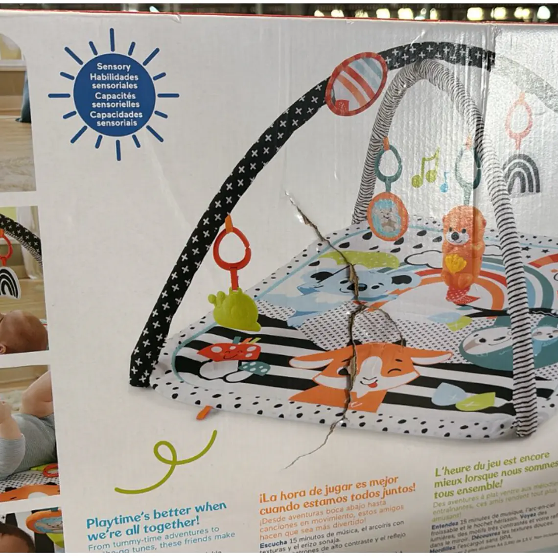 GIMNASIO DE ACTIVIDADES MUSICALES 3 EN 1 / EMBALAJE DAÑADO 5