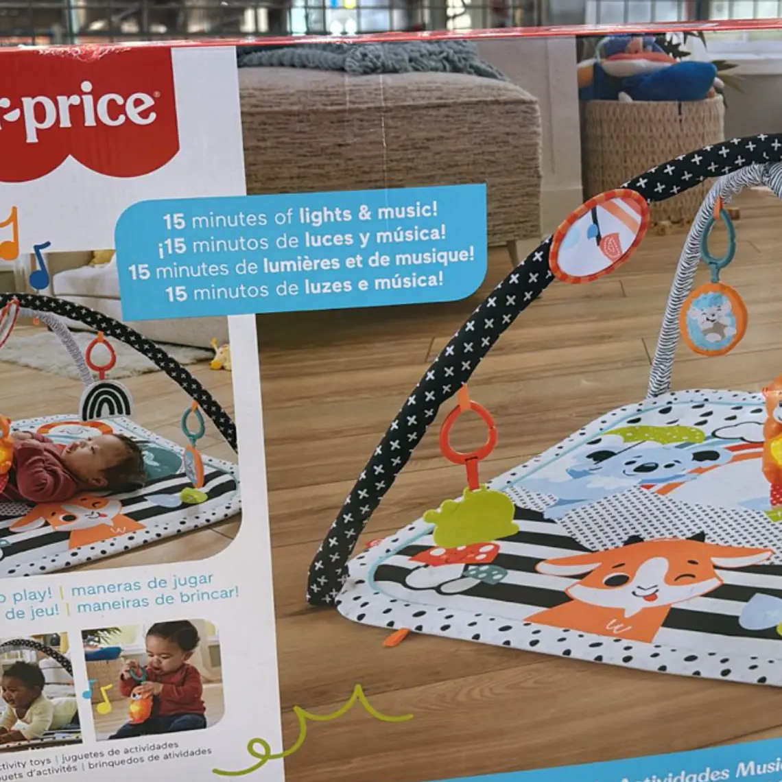 GIMNASIO DE ACTIVIDADES MUSICALES 3 EN 1 / EMBALAJE DAÑADO 6