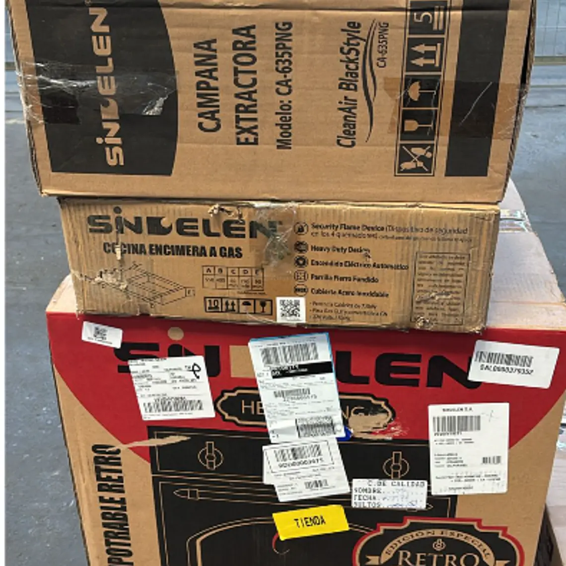KIT EMPOTRABLE HORNO + CAMPANA + ENCIMERA KIT-134 RETRO DESIGN / EMBALAJE DAÑADO 6