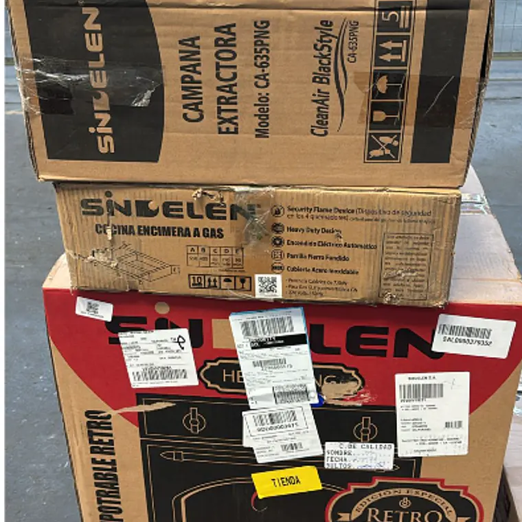 KIT EMPOTRABLE HORNO + CAMPANA + ENCIMERA KIT-134 RETRO DESIGN / EMBALAJE DAÑADO 6