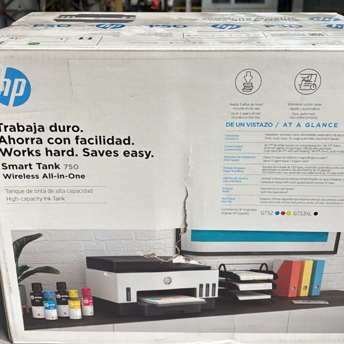 MULTIFUNCIONAL SMART TANK 750 WI-FI ADF DUPLEX AUTOMÁTICO / EMBALAJE DAÑADO 15